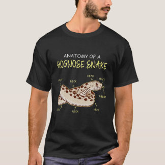 Camiseta Anatomía Snake Hook-Nosed Snake Natter Hognose Sna