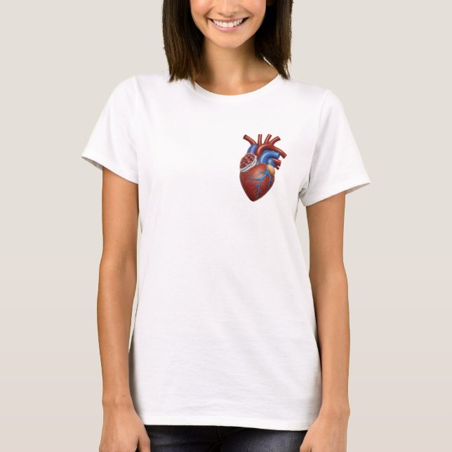 Camiseta Anatomical Heart Illustration T-Shirt (Anverso)