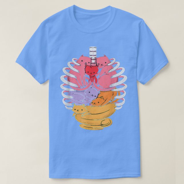 Camiseta Anatomicat Anatomy Cat Simple Design  (Diseño del anverso)