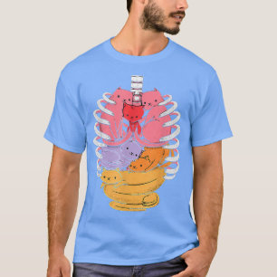 Camiseta Anatomicat Anatomy Cat Simple Design