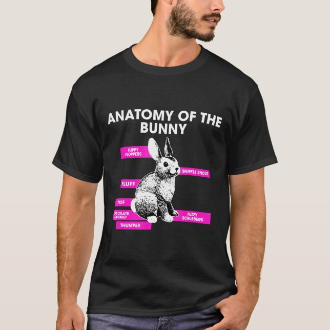 Camiseta Anatomy Bunny Rabbit (Anverso)