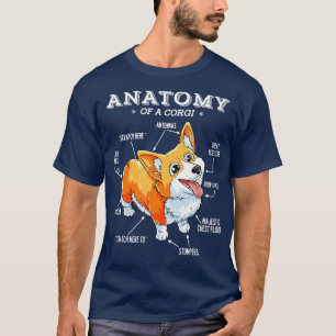 Camiseta Anatomy Corgi Dog