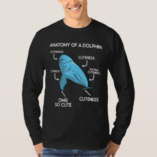 Camiseta Anatomy Cute Dolphin