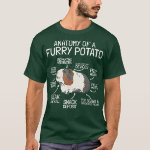 Camiseta Anatomy Of A Furry Potato  Guinea Pig 