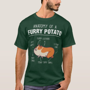 Camiseta Anatomy OF A Furry Potato Outfit For Guinea Pig Lo