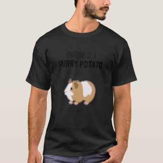 Camiseta Anatomy Of A Furry Potatoe Graphic Owner Pet Cavy 
