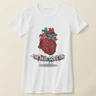 Camiseta Anatomy of Style: The 'HEARTBEAT' Graphic T-Shirt