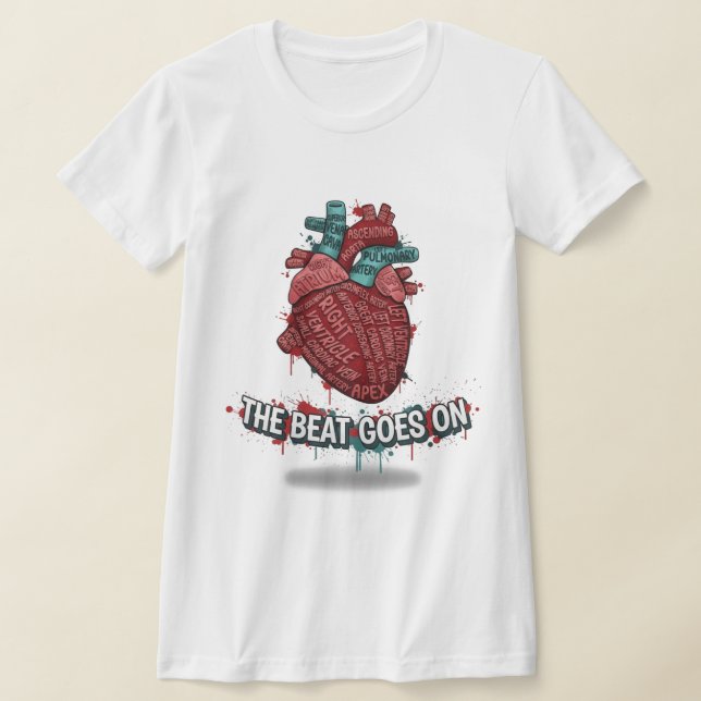 Camiseta Anatomy of Style: The 'HEARTBEAT' Graphic T-Shirt  (Distribución)