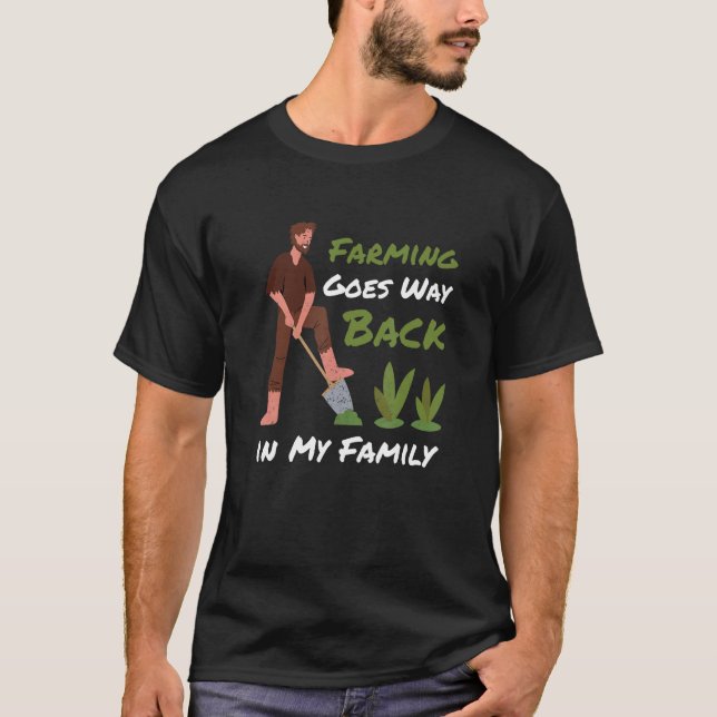 Camiseta Ancestores Chistes Agrícolas Granjeros Campo Agríc (Anverso)