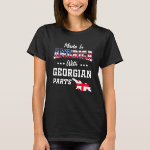 Camiseta Ancestral partes georgianas de América mapa bander