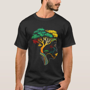 Camiseta Ancestros afroamericanos en el mes de la historia