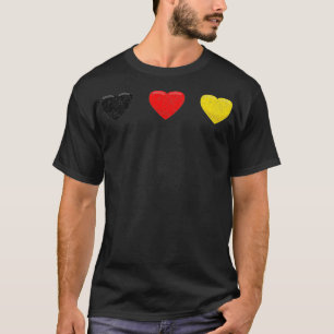 Camiseta Ancestros alemanes raíces familia amor bandera de 