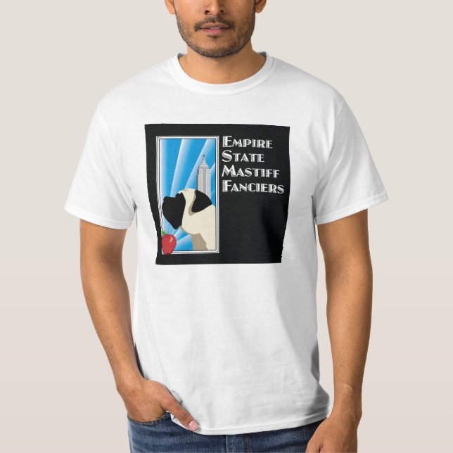 Camiseta ancha del logotipo de ESMF (Anverso)