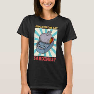 Camiseta Anchoas de Sardina Platos de Pescado Pescado Enlat