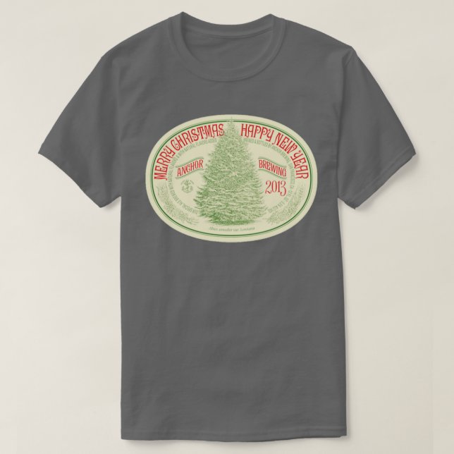 Camiseta Anchor Brewing Navidad Ale (Diseño del anverso)