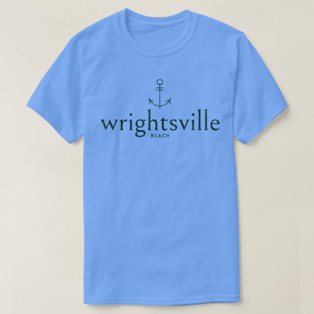 Camiseta Anchor de la playa de Wrightsville (Diseño del anverso)