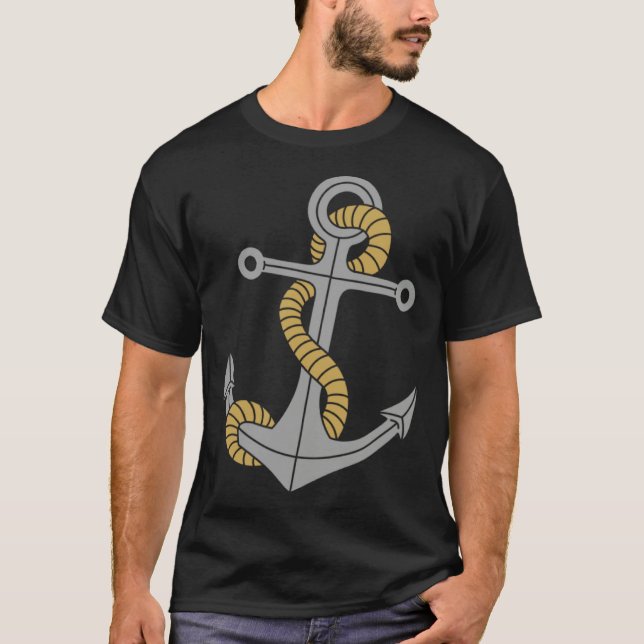 Camiseta Anchor Sailboat Nautical Sailor Anchor Sailing (Anverso)