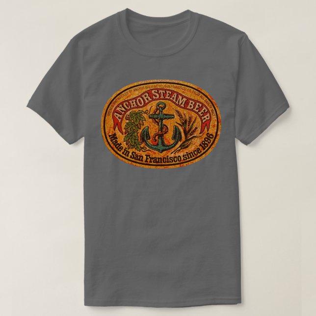 Camiseta Anchor Steam Beer Sanfrancisco (Diseño del anverso)