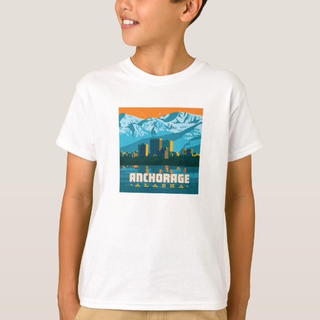 Camiseta Anchorage, Alaska (Anverso)