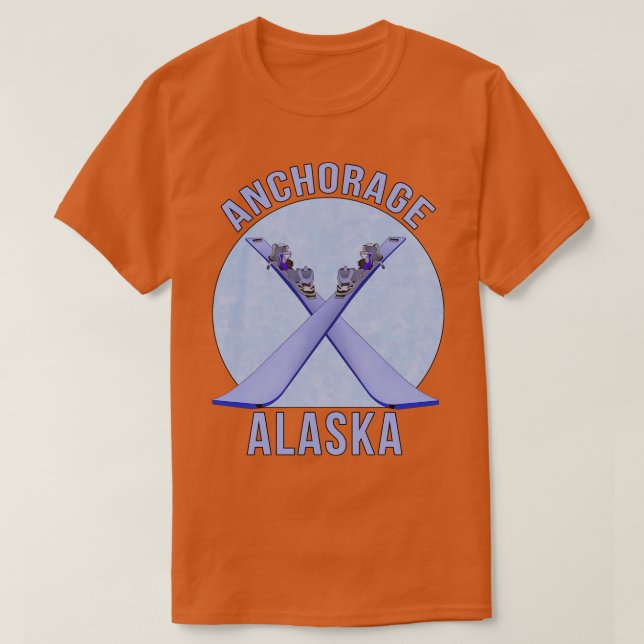 Camiseta Anchorage Alaska (Diseño del anverso)