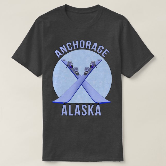 Camiseta Anchorage Alaska (Diseño del anverso)