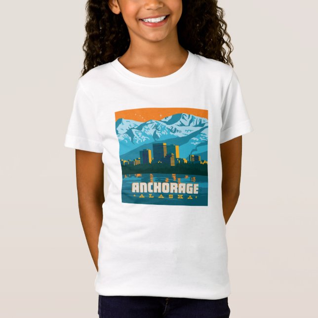 Camiseta Anchorage, Alaska (Anverso)