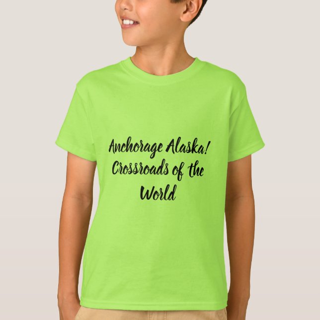 Camiseta Anchorage Alaska Crossroads (Anverso)