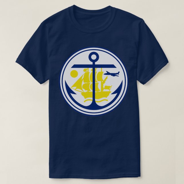 Camiseta Anchorage Alaska curling iconos Classic TShirt (Diseño del anverso)