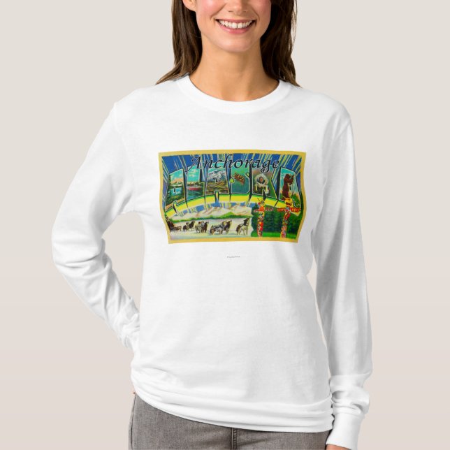 Camiseta Anchorage, Alaska - escenas grandes de la letra (Anverso)