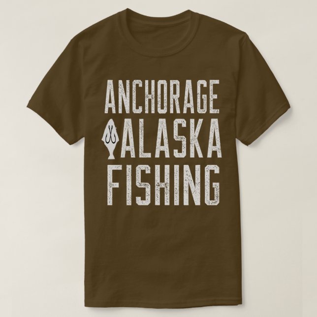 Camiseta ANCHORAGE ALASKA FISHING TShirt (Diseño del anverso)