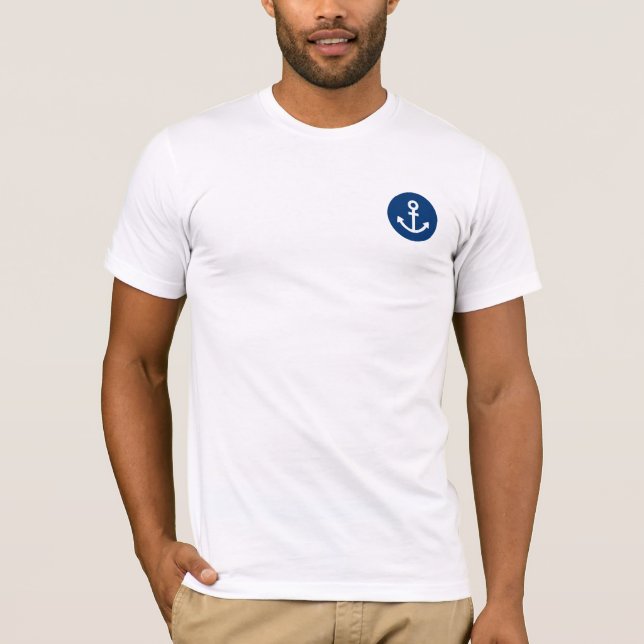 Camiseta Anchors Aweigh (Anverso)