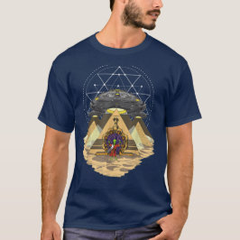 Camiseta Anciana Alien UFO