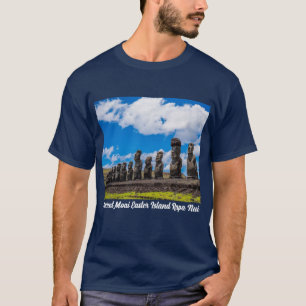 Camiseta Anciana Isla de Pascua Moai Rapa Nui