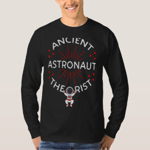 Camiseta Anciana teoría de conspiración astronauta alieníge