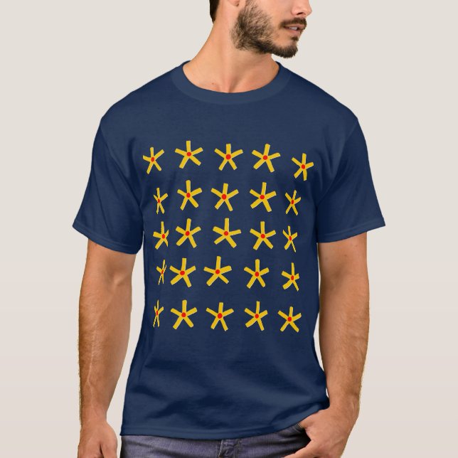 Camiseta Ancianas Estrellas de Estilo Egipcio (Anverso)