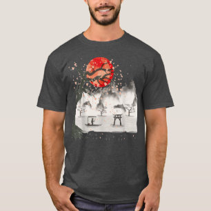 Camiseta Anciano arte gráfico japonés diseña arte gráfico j