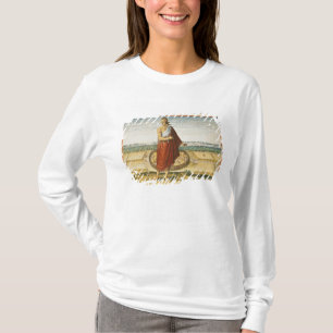 Camiseta Anciano de Pomeiooc en una ropa del invierno