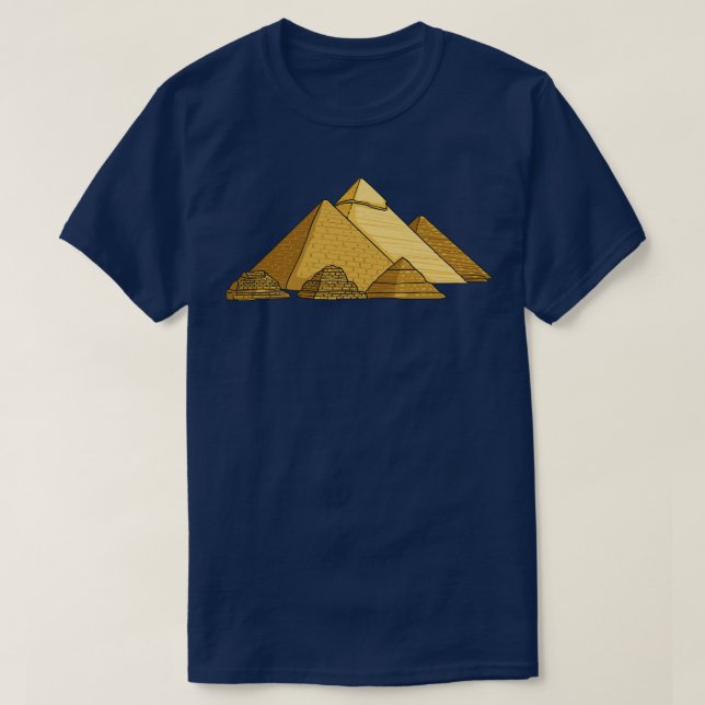 Camiseta Anciano Egipto Gran Pirámide de la Historia (Diseño del anverso)