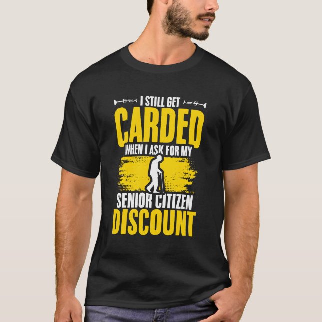 Camiseta Anciano Viejo Ciudadano Mayor (Anverso)