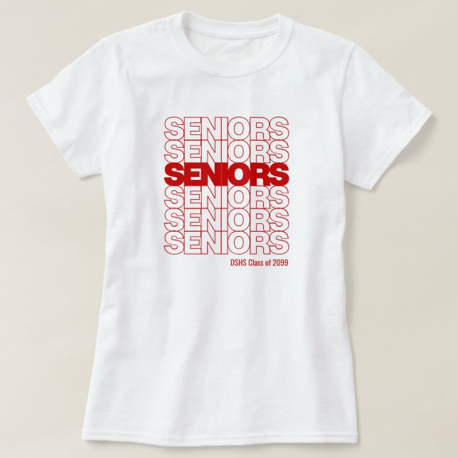 Camiseta Ancianos de edad avanzada de edad avanzada (Diseño del anverso)