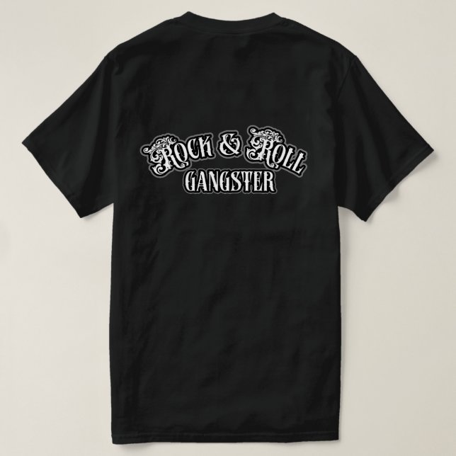 Camiseta Ancianos del Rock and Roll Gangster (Reverso del diseño)