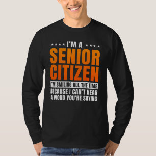 Camiseta Ancianos jubilados jubilados