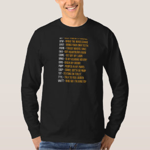 Camiseta Ancianos Mayores Ciudadanos Textos Código Viejos