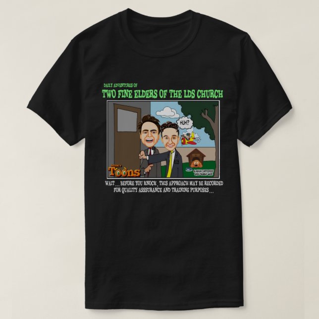 CAMISETA ANCIANOS MISIONARIOS LDS (Diseño del anverso)