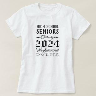 Camiseta Ancianos sobrevivimos a la graduación de la secund