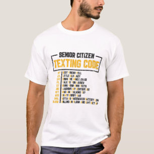 Camiseta Ancianos Textos Código Divertido Anciano 70º Nacim