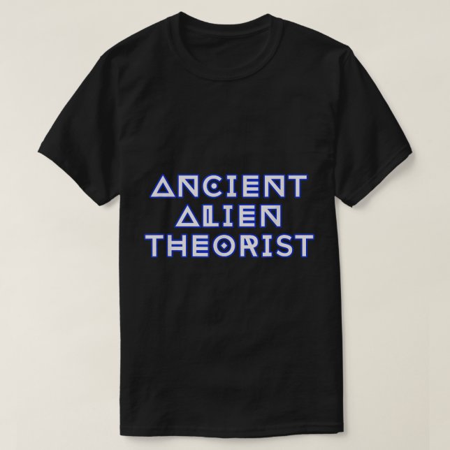 Camiseta Ancient Alien Theorist Sci-Fi Design (Diseño del anverso)