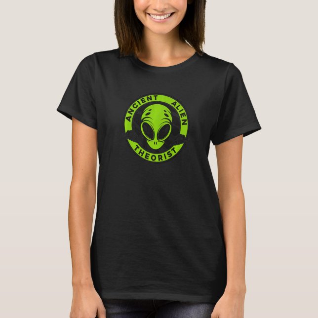Camiseta Ancient Alien Theorist Ufo Conspiracy Alien (Anverso)