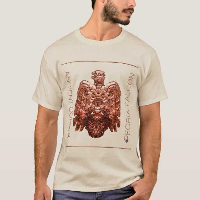 Camiseta Ancient Copper Peoria Falcon Restored (Anverso)