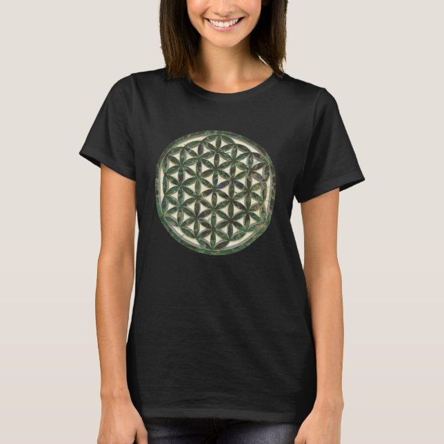 Camiseta Ancient Flower of Life  Sacred Geometry (Anverso)